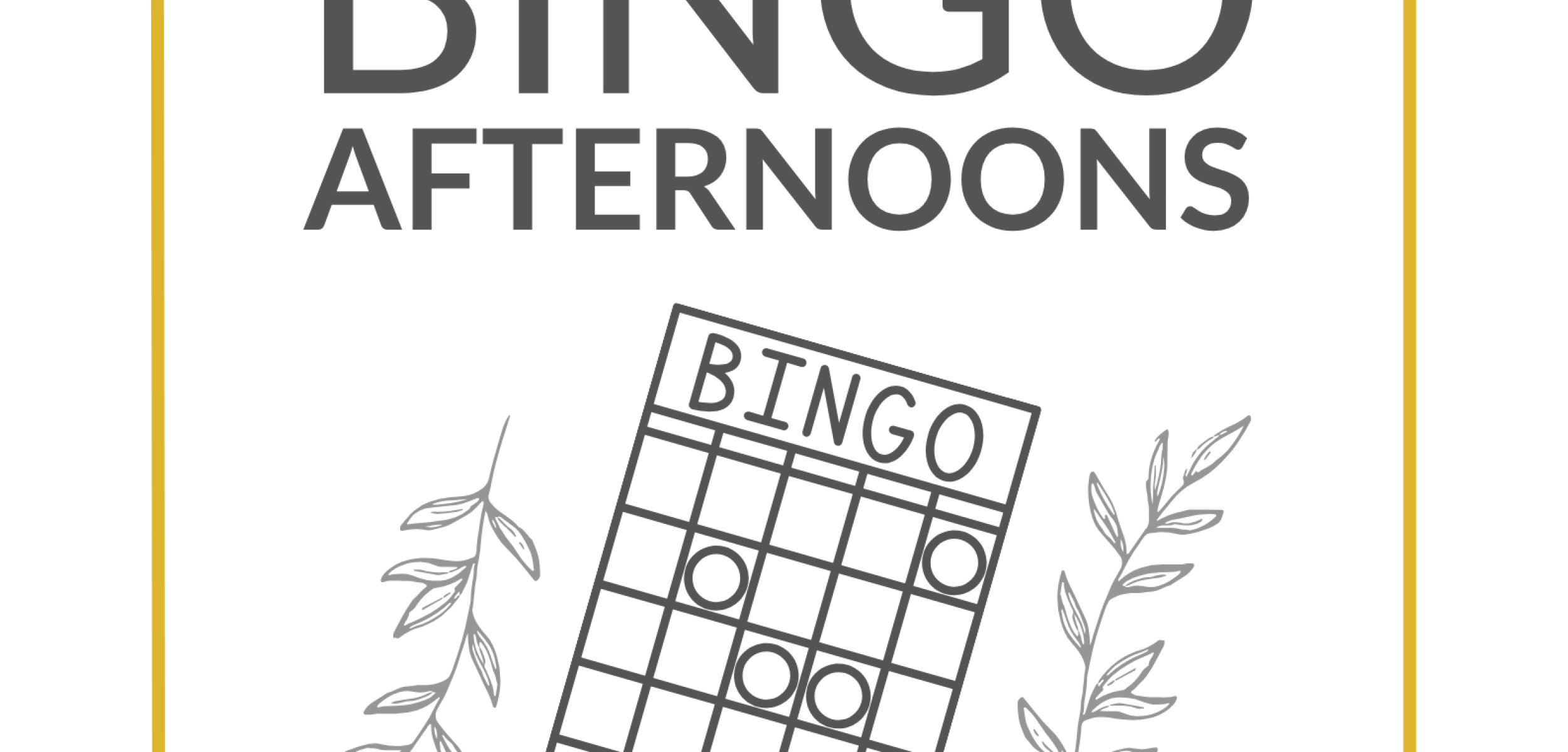 Gki Bingo Afternoons Poster 1059267