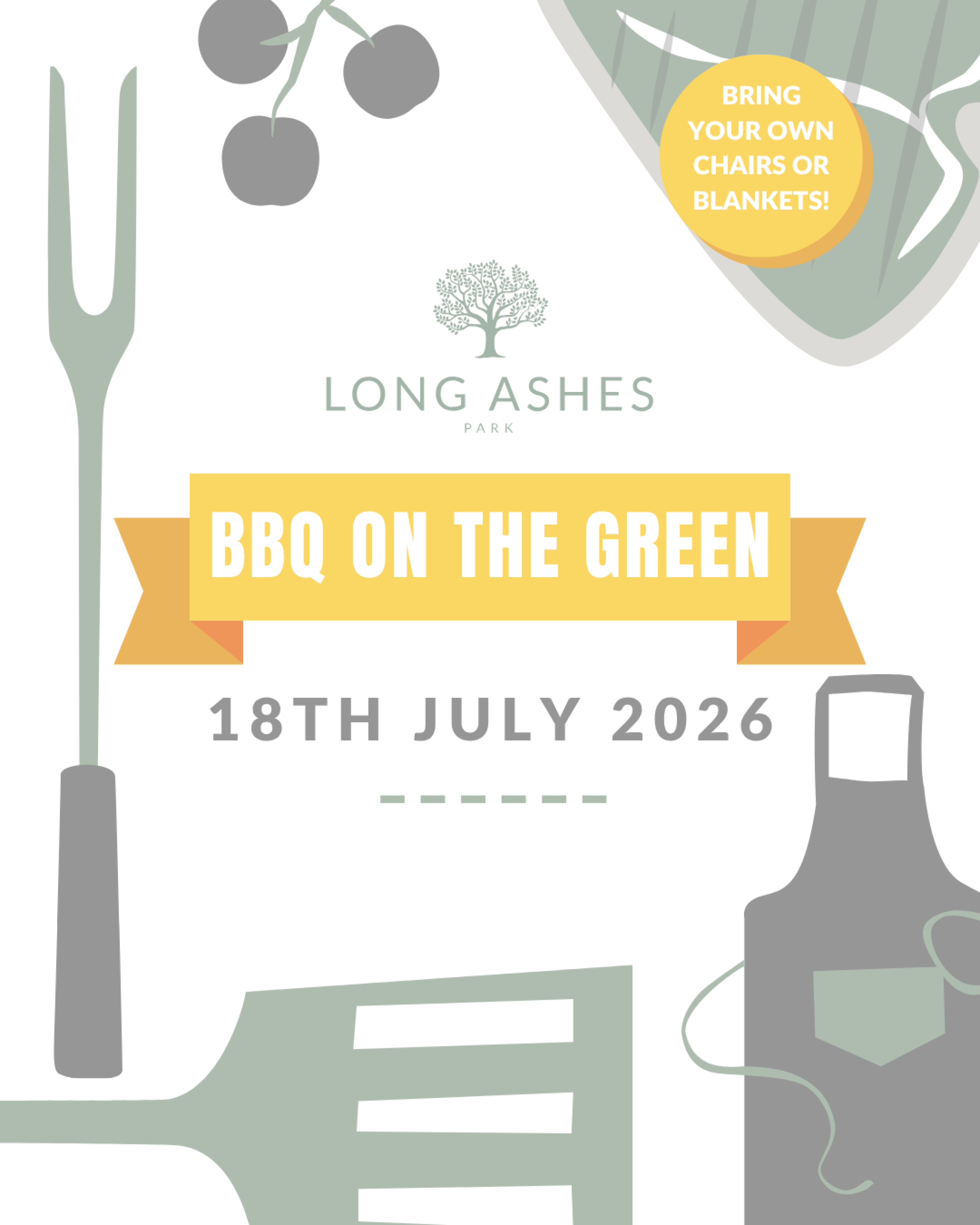La Bbq On The Green Graphic Temporary 1093132