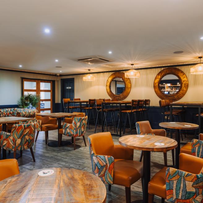 The interior of The Boathouse